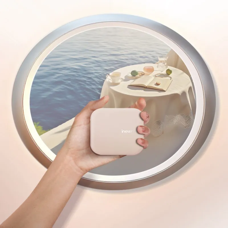 AININGMEI Pocket Multicolor Shell On The Go Make Up Mirrors-4