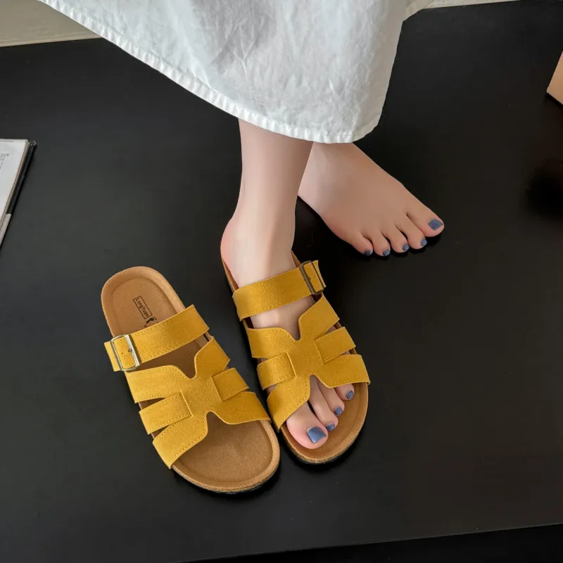 ROBINHOOD Abrasion Resistant Cushioning Slide Slippers Women's-4