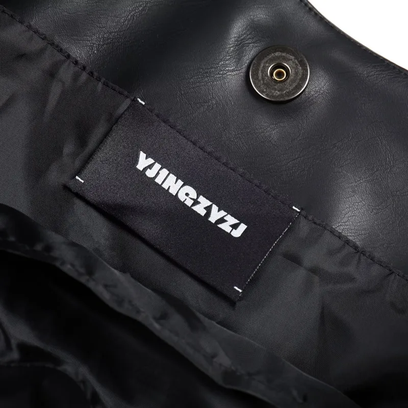 YJ1NGZYZJ Polyurethane Shoulder Bag Regular Unisex Black-2