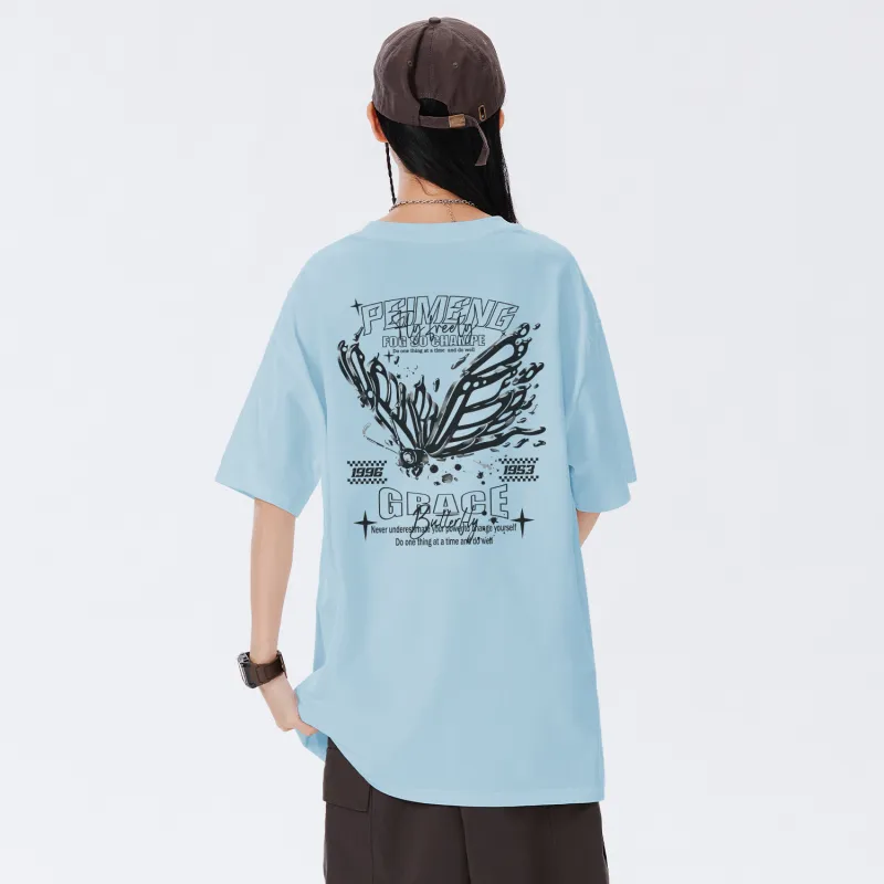 PEIMENG Short Sleeved T Shirts Unisex-14