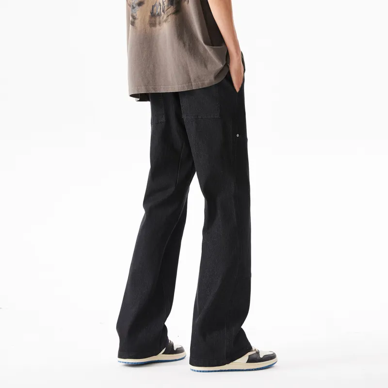 PEIMENG Jeans Unisex-4