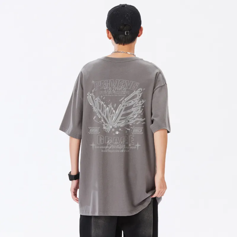 PEIMENG Short Sleeved T Shirts Unisex-17