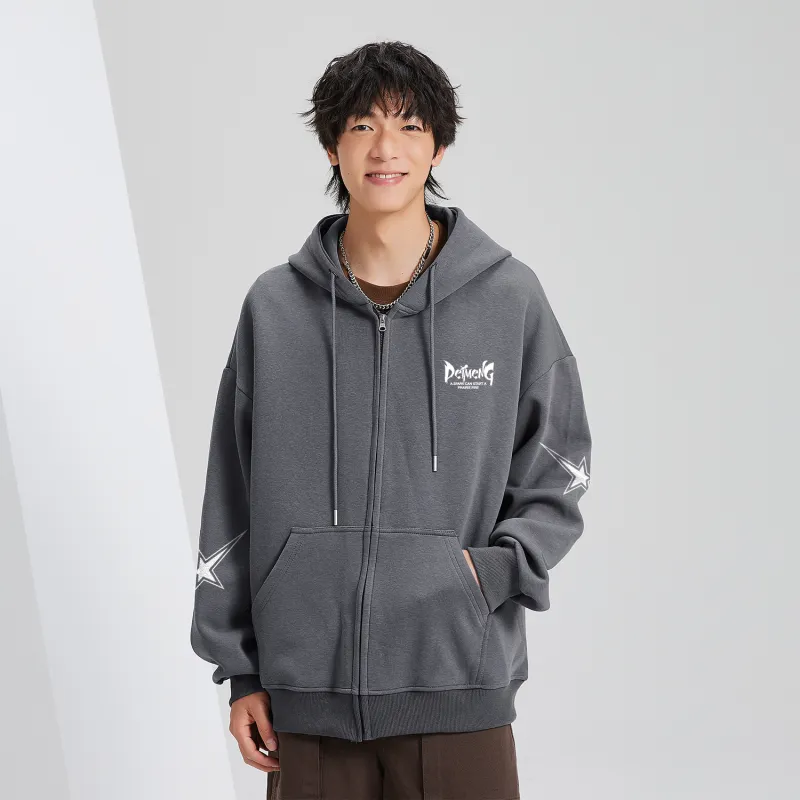 PEIMENG Sweatshirt Jacket Unisex-13
