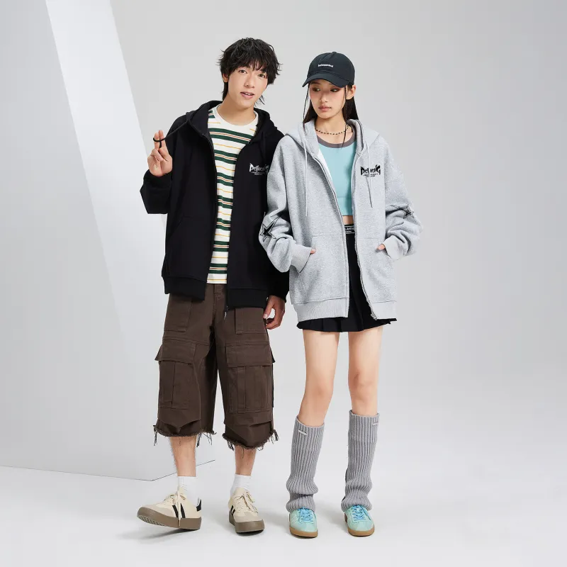 PEIMENG Sweatshirt Jacket Unisex-2