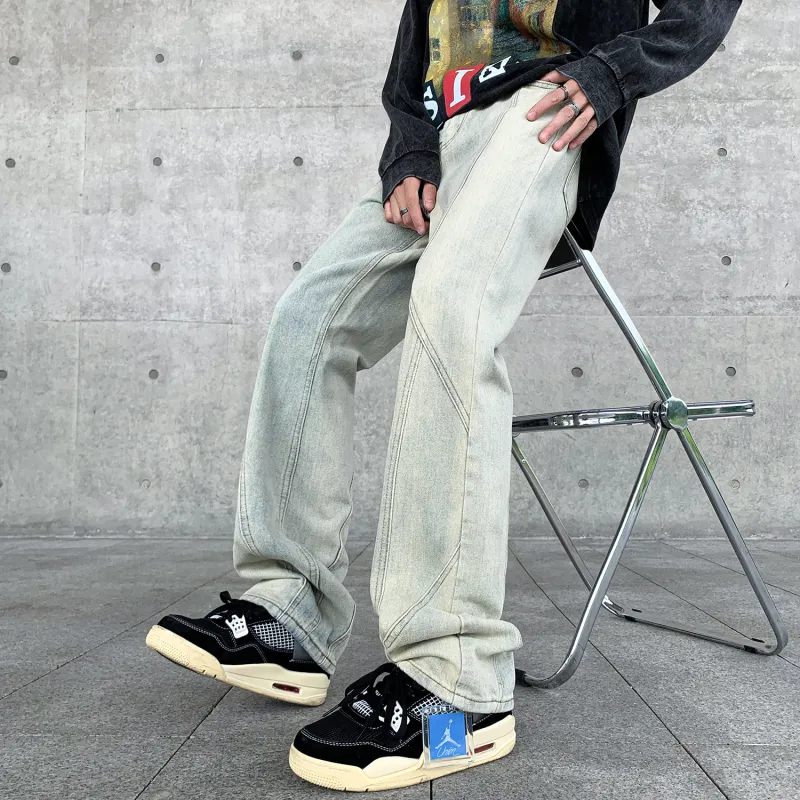 WELTER EXPERIMENT Jeans Unisex Yellow Mud-8