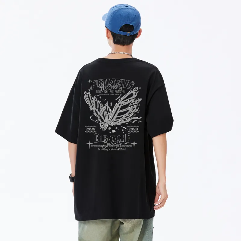 PEIMENG Short Sleeved T Shirts Unisex-6