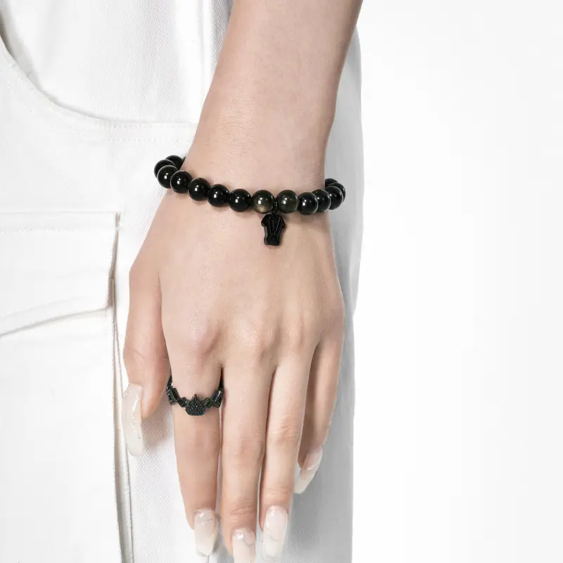 ICEMOBINC Obsidian Bracelets Unisex-1