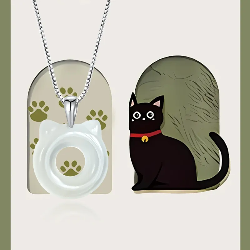 JIAOSHIYU Serpentine Jade Necklaces Unisex-1