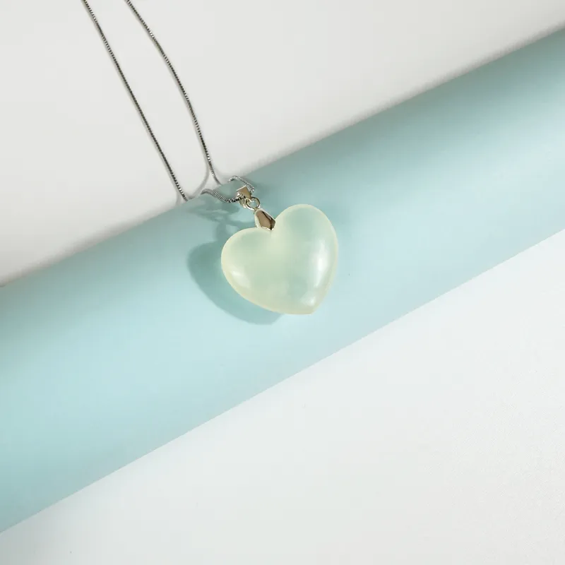 JIAOSHIYU Serpentine Jade Necklaces Women's-1