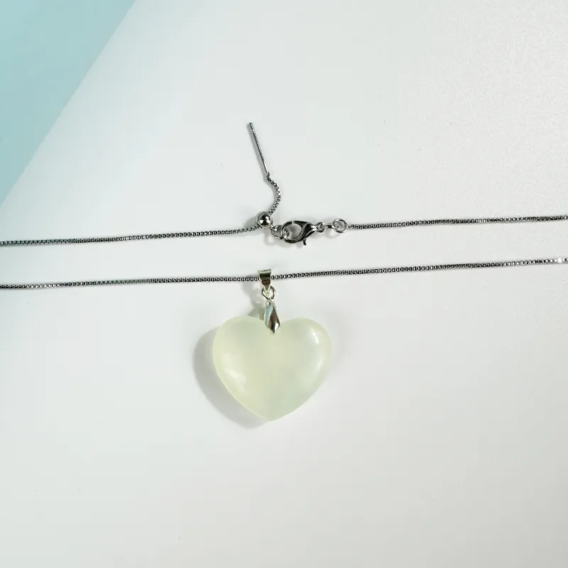 JIAOSHIYU Serpentine Jade Necklaces Women's-2