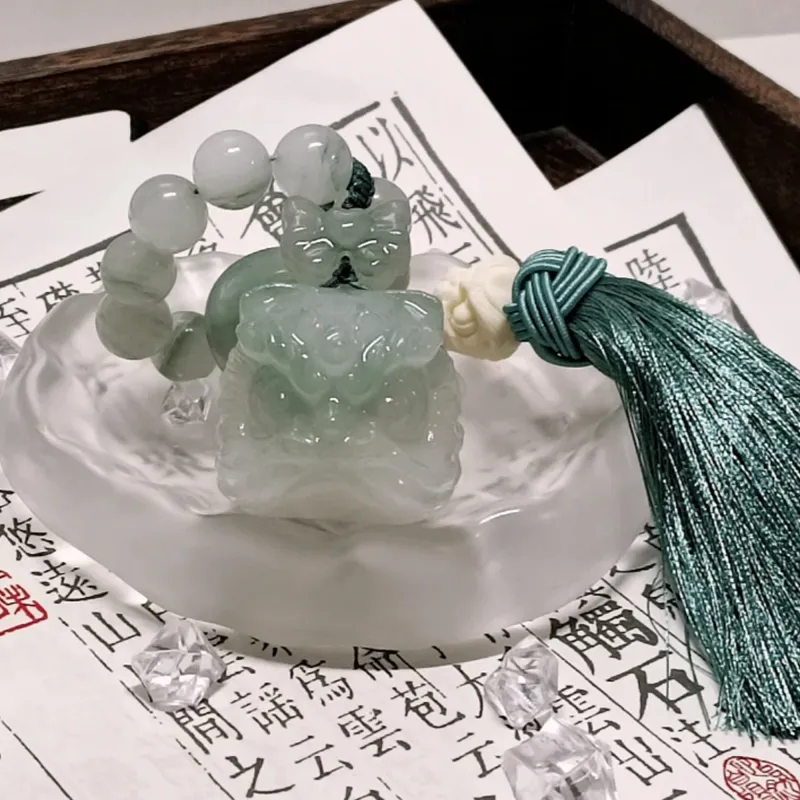 JIAOSHIYU Natural Tianshan Jade Collectible Unisex-2