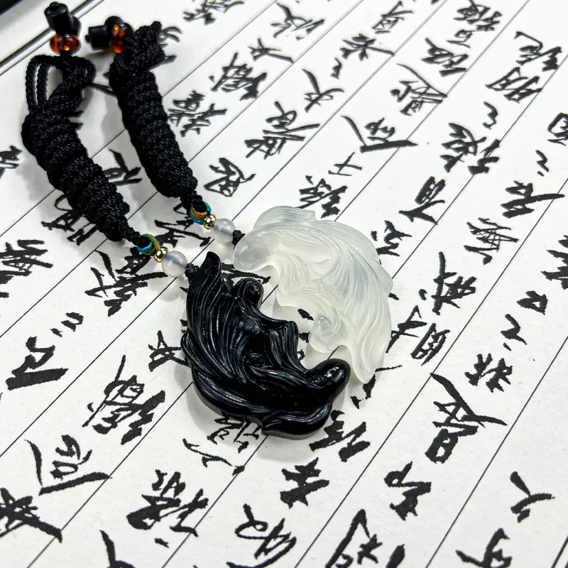 JIAOSHIYU Serpentine Jade Necklaces Unisex-7