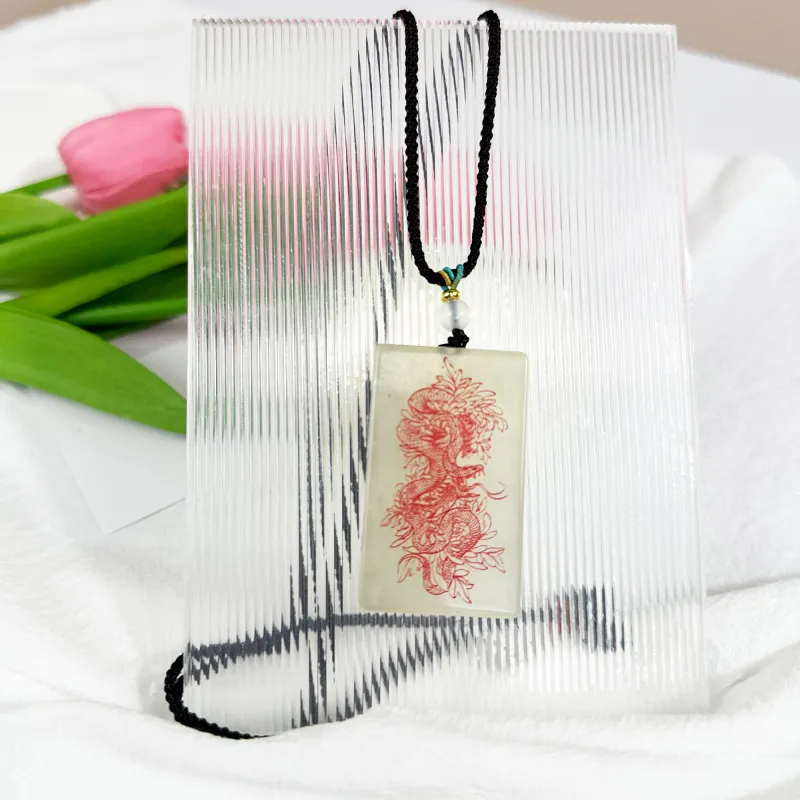 JIAOSHIYU Serpentine Jade Necklaces Unisex-2