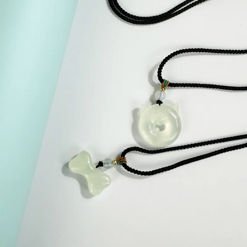 JIAOSHIYU Natural Serpentine Jade Pendants Unisex-7