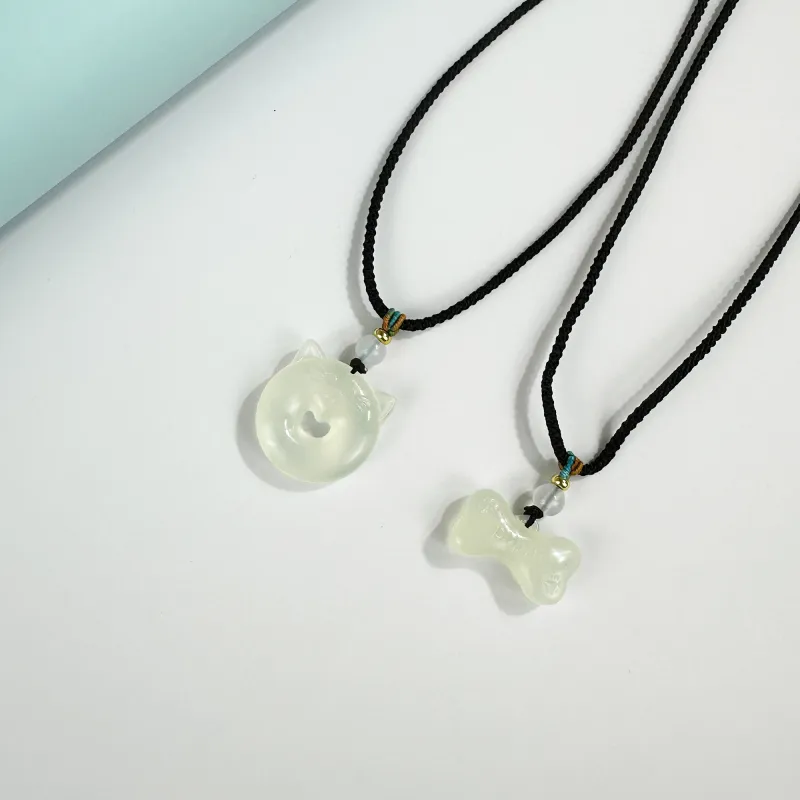JIAOSHIYU Natural Serpentine Jade Pendants Unisex-8