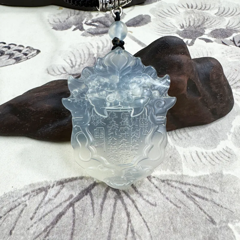 JIAOSHIYU Serpentine Jade Necklaces Unisex-2