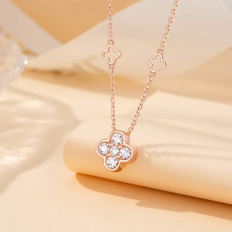 Vcixyou 925 Sterling Silver Necklaces Women's Rose Gold-2