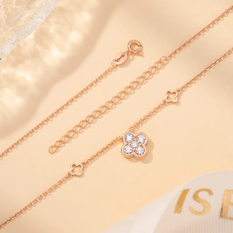 Vcixyou 925 Sterling Silver Necklaces Women's Rose Gold-4