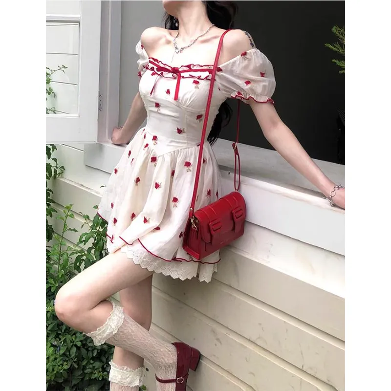 Peaches Peaches Short Sleeved Dress Women's-9