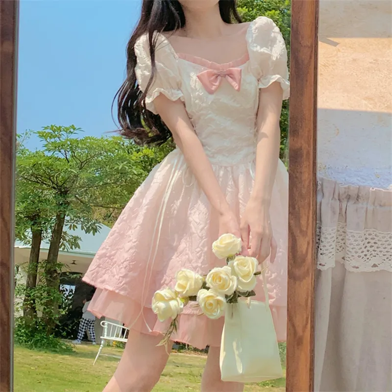 Peaches Peaches Short Sleeved Dress Women's-6