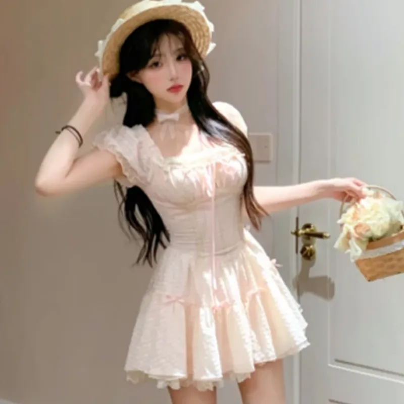 Peaches Peaches Short Sleeved Dress Women's-14