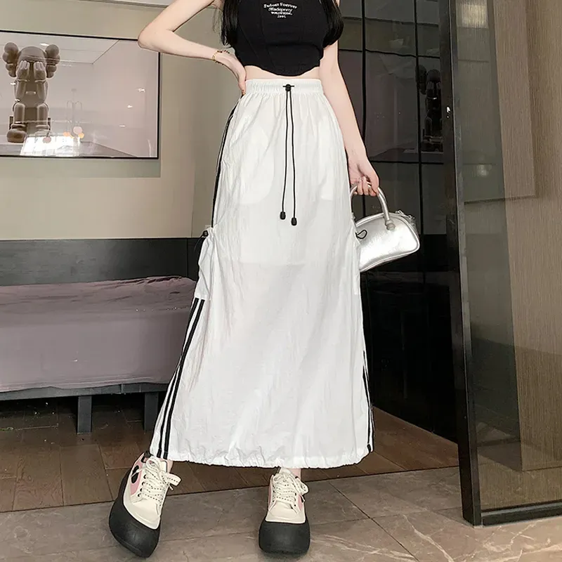 Peaches Peaches Casual Long Skirt Women's-11