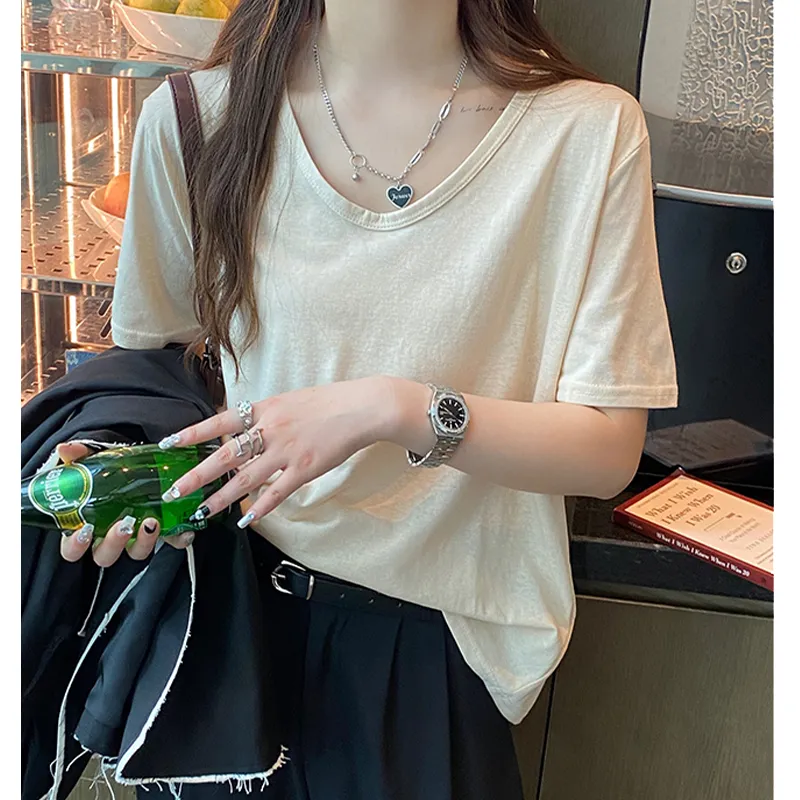 Peaches Peaches Set in Sleeve T Shirt Women's-51