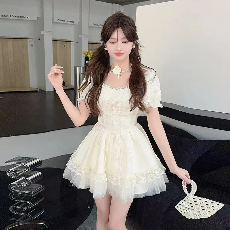 Peaches Peaches Short Sleeved Dress Women's-32