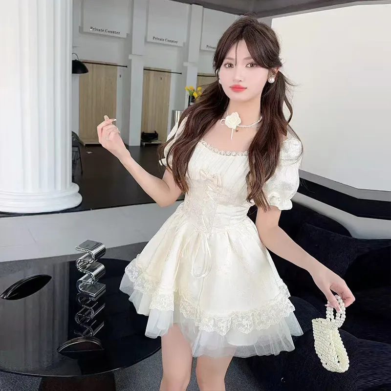 Peaches Peaches Short Sleeved Dress Women's-29