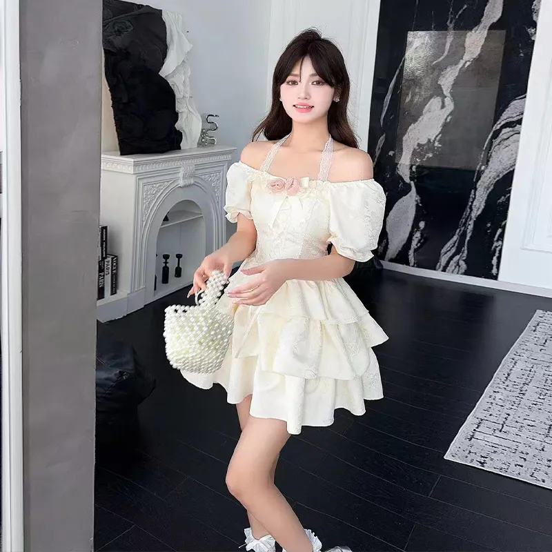 Peaches Peaches Short Sleeved Dress Women's-35