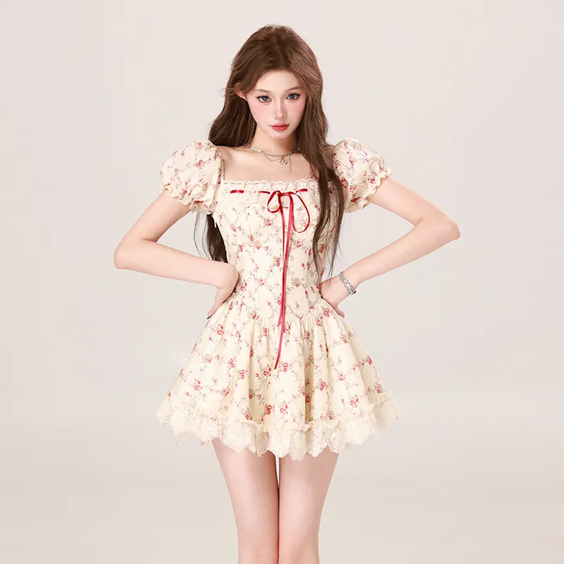 Peaches Peaches Short Sleeved Dress Women's-2