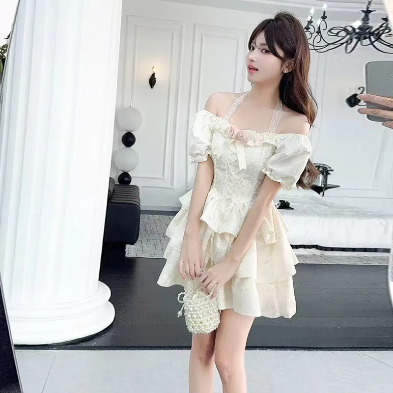 Peaches Peaches Short Sleeved Dress Women's-37