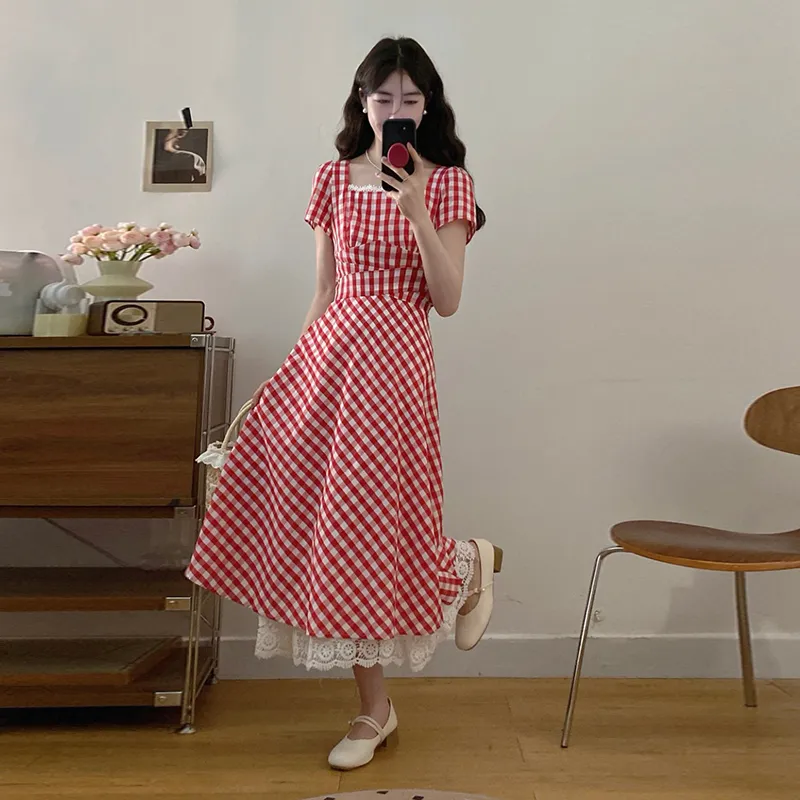 Peaches Peaches Short Sleeved Dress Women's-16
