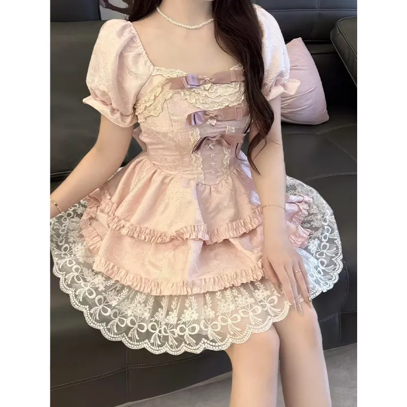 Peaches Peaches Short Sleeved Dress Women's-23