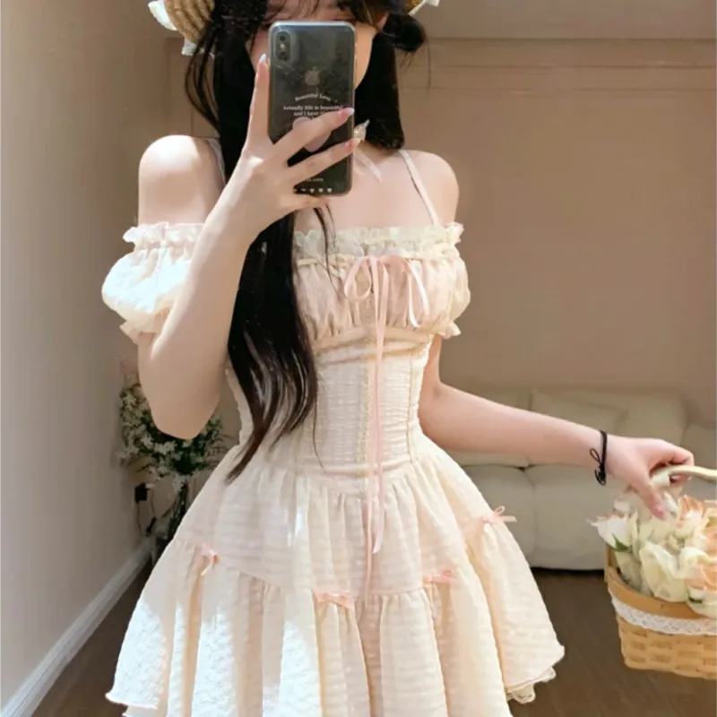 Peaches Peaches Short Sleeved Dress Women's-8