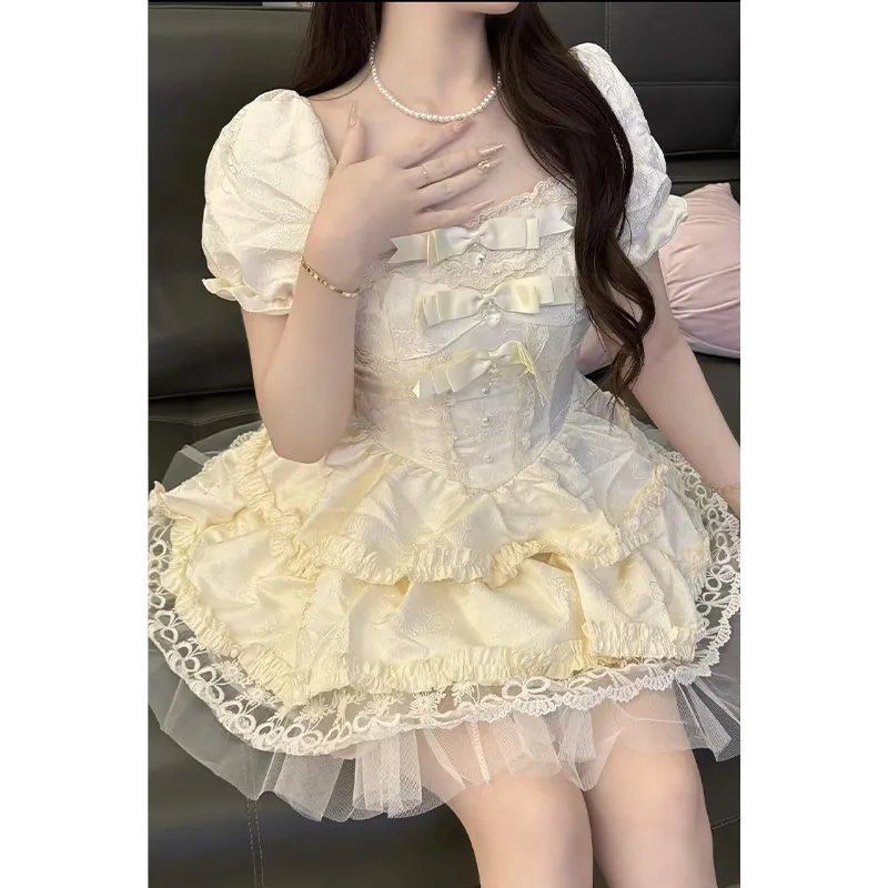 Peaches Peaches Short Sleeved Dress Women's-7