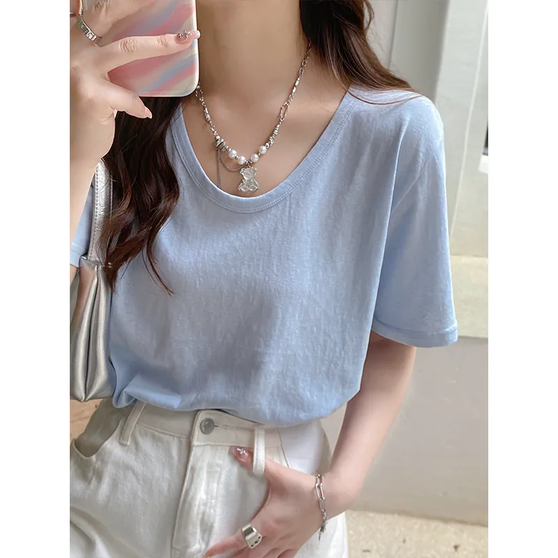 Peaches Peaches Set in Sleeve T Shirt Women's-20