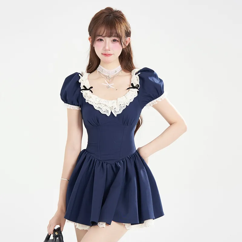 Peaches Peaches Short Sleeved Dress Women's-4