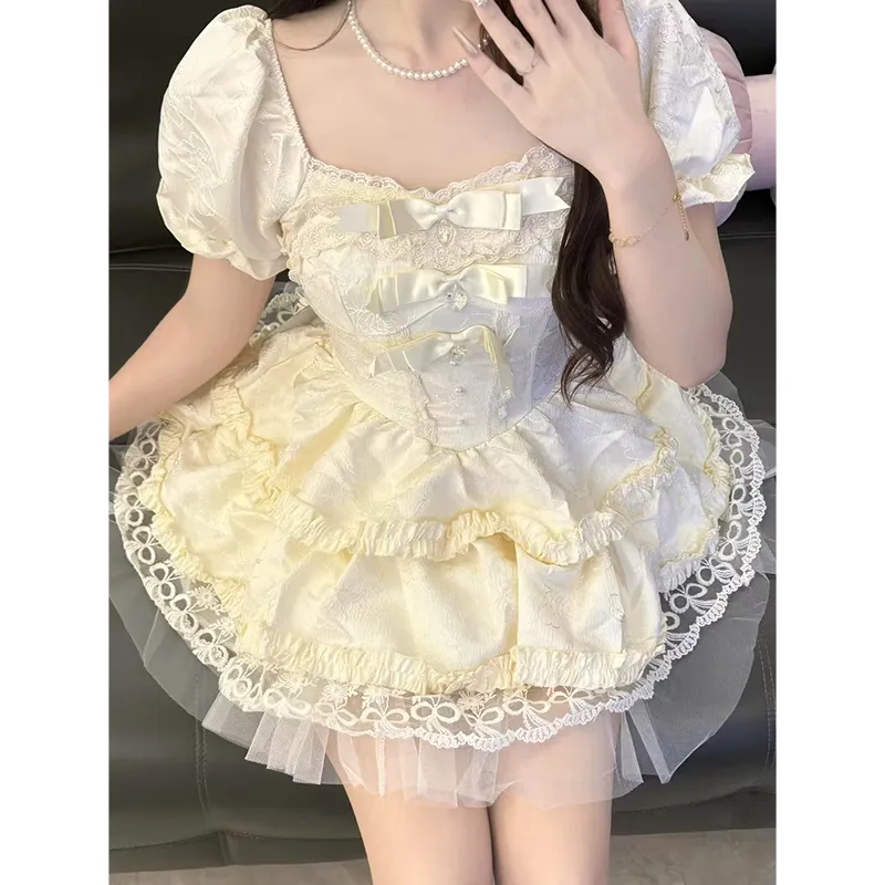Peaches Peaches Short Sleeved Dress Women's-12