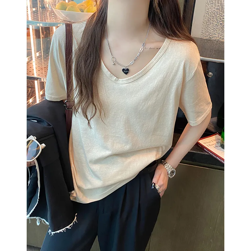 Peaches Peaches Set in Sleeve T Shirt Women's-52