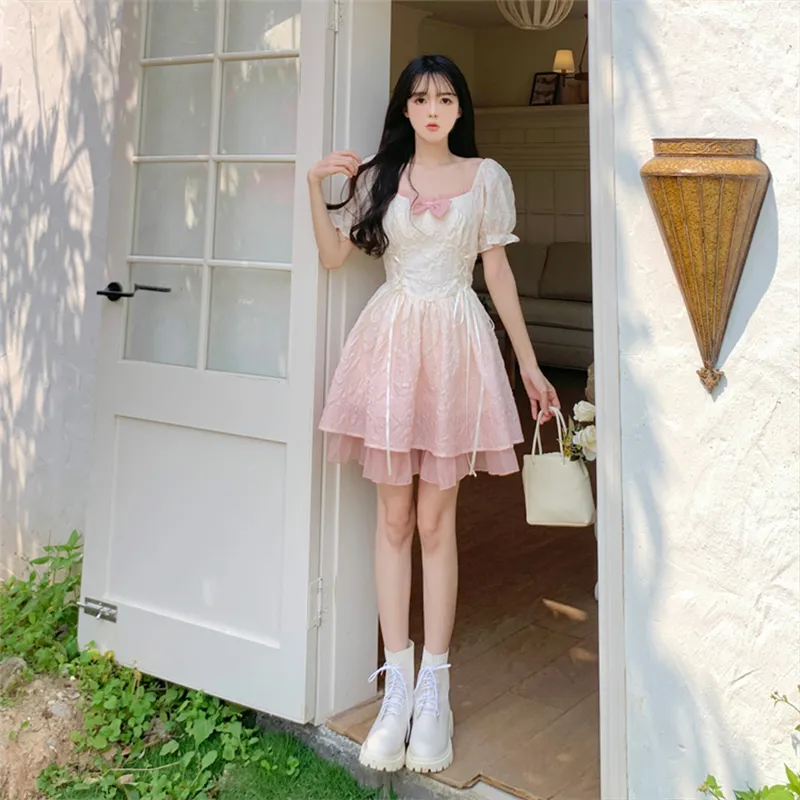 Peaches Peaches Short Sleeved Dress Women's-7