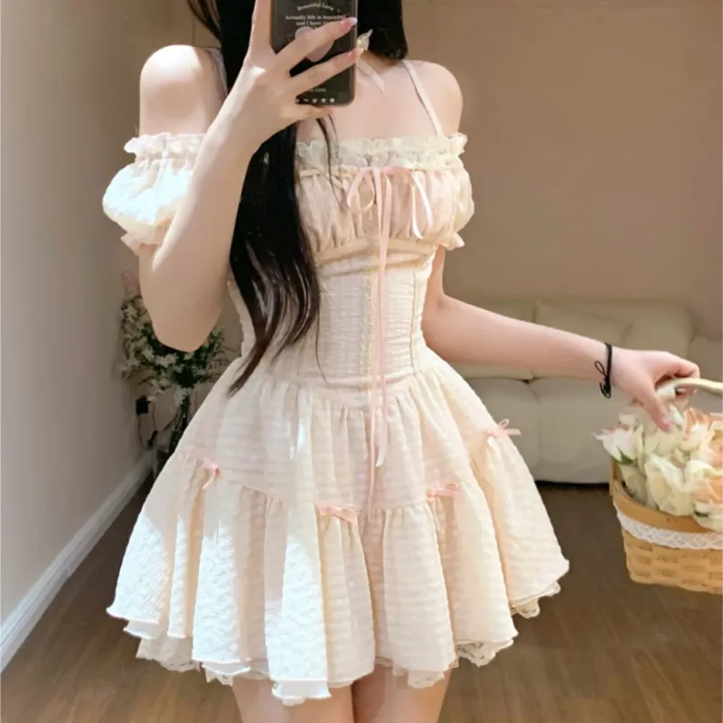 Peaches Peaches Short Sleeved Dress Women's-12