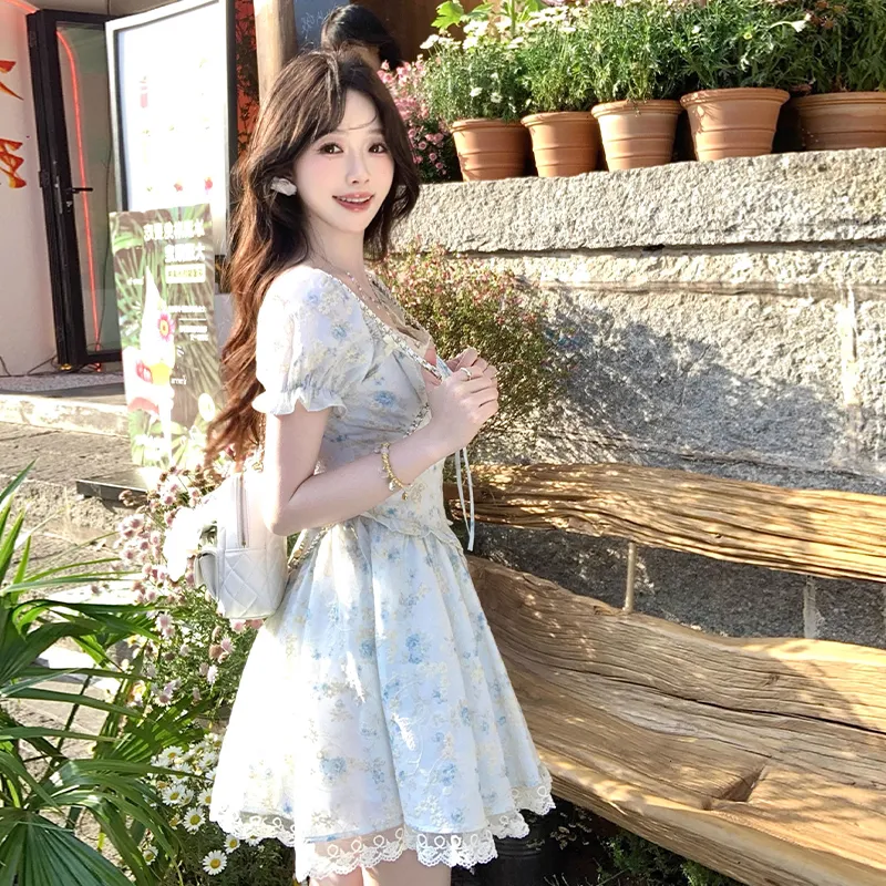 Peaches Peaches Short Sleeved Dress Women's-6