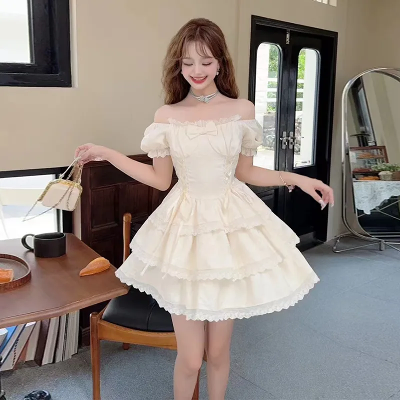 Peaches Peaches Short Sleeved Dress Women's-35