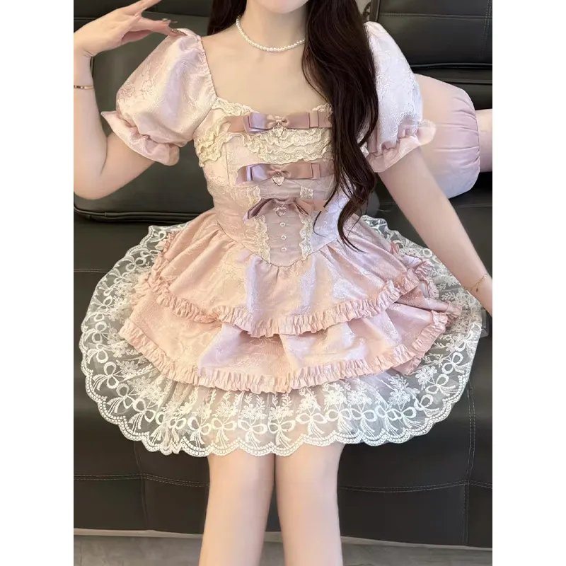 Peaches Peaches Short Sleeved Dress Women's-26
