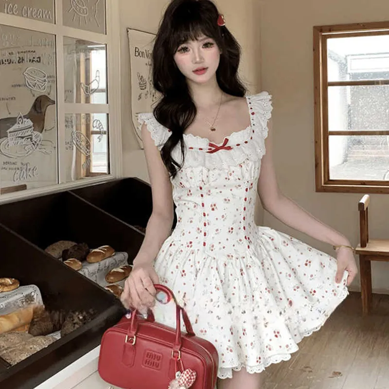 Peaches Peaches Short Sleeved Dress Women's-11