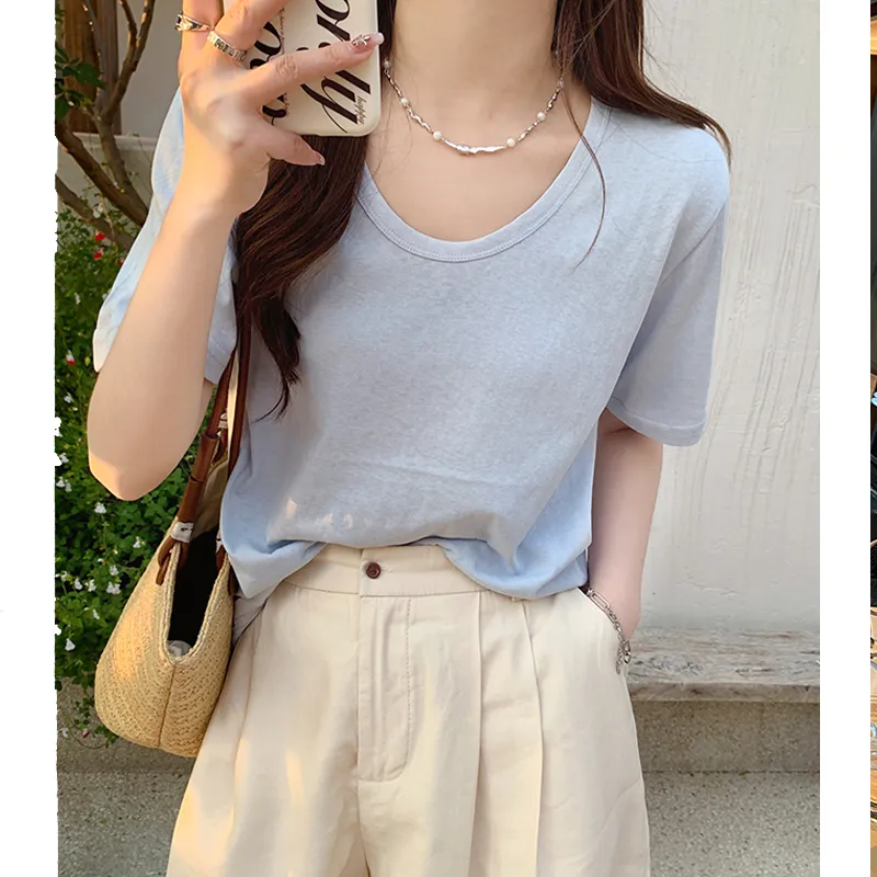 Peaches Peaches Set in Sleeve T Shirt Women's-16