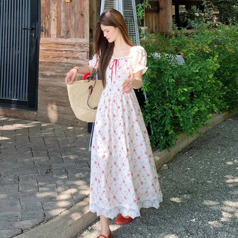 Peaches Peaches Short Sleeved Dress Women's-23