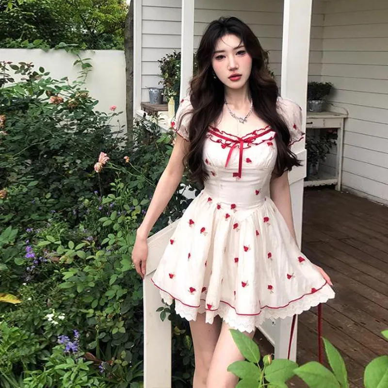 Peaches Peaches Short Sleeved Dress Women's-2