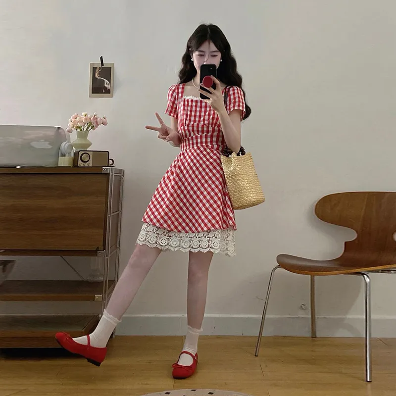 Peaches Peaches Short Sleeved Dress Women's-13